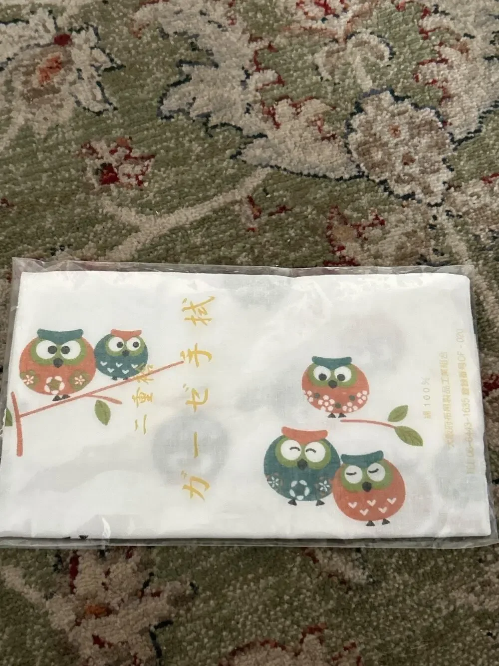 Japanese owl HabdkerchiefTowel